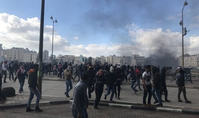 Παλαιστίνη: Βίαιες διαδηλώσεις σε Ραμάλα και Βηθλεέμ