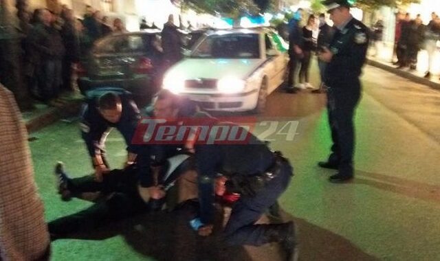Απίστευτες εικόνες στην Πάτρα: Κυκλοφορούσε στο κέντρο με μαχαίρι και απειλούσε να αυτοκτονήσει