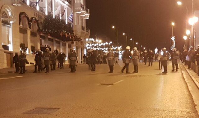 Δολοφονία Γρηγορόπουλου: Ένταση μετά το τέλος της πορείας