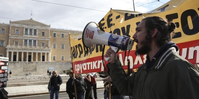 Μαζική συμμετοχή στις διαδηλώσεις της γενικής απεργίας