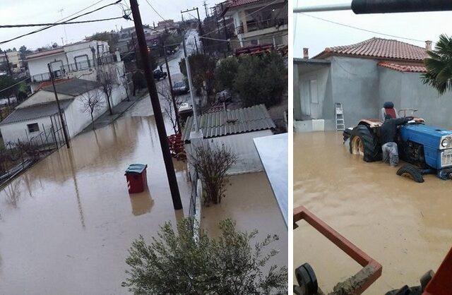 ‘Πνίγηκε’ από την κακοκαιρία η Ροδόπη: Κινδύνεψαν ζωές, καταστροφές σε σπίτια και δρόμους