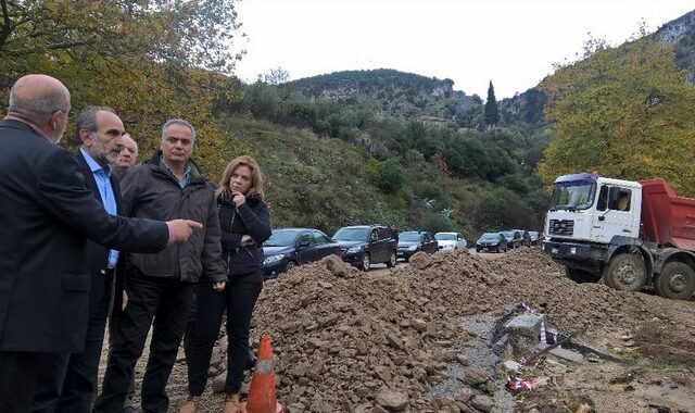 Στις πληγείσες περιοχές της Αιτωλοακαρνανίας ο Σκουρλέτης – Έντονες διαμαρτυρίες κατοίκων