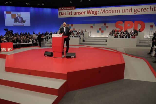 Γερμανία: ‘Ναι’ από το SPD για συνομιλίες ‘ανοικτής έκβασης’ με τους Χριστιανοδημοκράτες