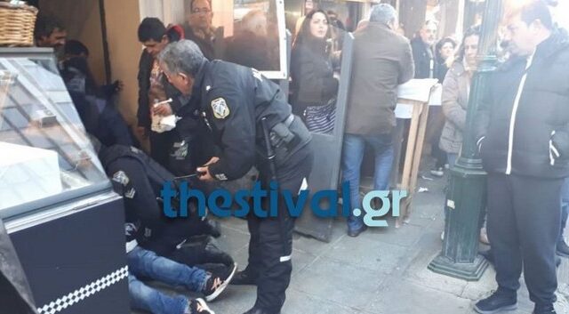 Αιματηρή συμπλοκή στο κέντρο της Θεσσαλονίκης