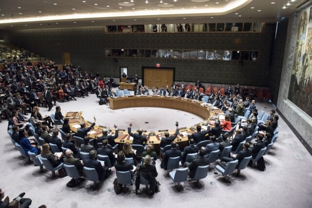 Συνεδρίαση του Συμβουλίου Ασφαλείας του ΟΗΕ για τη Συρία