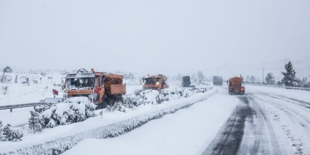 Κύμα χιονιά στην κεντρική και βόρεια Ελλάδα