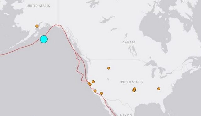 Σεισμός 8,2 Ρίχτερ στην Αλάσκα