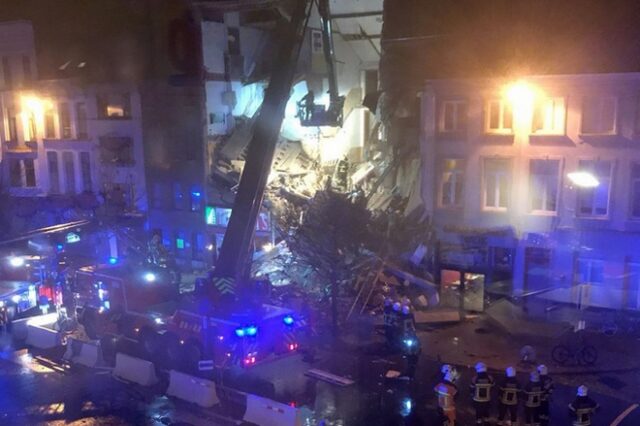 Βέλγιο: Τουλάχιστον 14 τραυματίες από την κατάρρευση κτιρίου στην Αμβέρσα