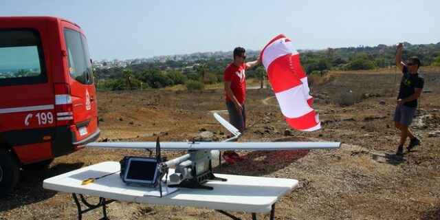 Και το drone της Πυροσβεστικής στις έρευνες για τον αγνοούμενο ψαρά στη Λίμνη Βόλβη