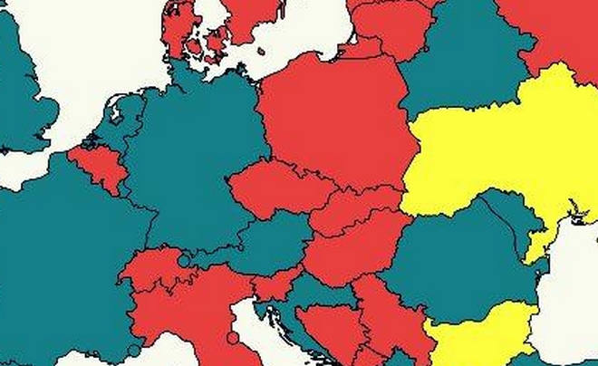 Χάρτης: Σε ποιες χώρες της Ευρώπης πρέπει να έχεις μόνιμα αναμμένα τα φώτα του αυτοκινήτου