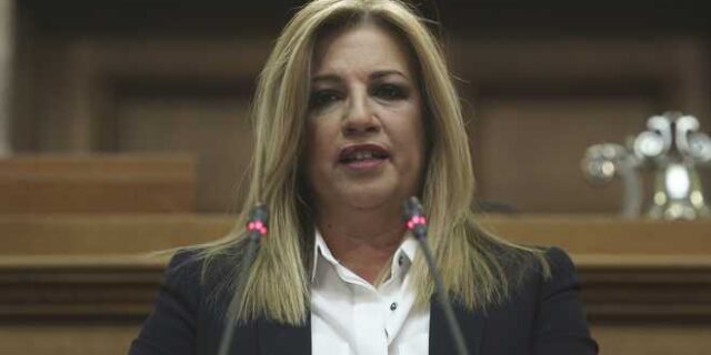 Γεννηματά: Επιμένει στην σύγκληση του Συμβουλίου Πολιτικών Αρχηγών