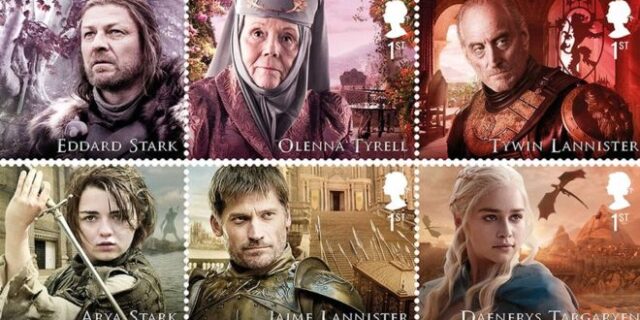 Game Of Thrones: Οι ήρωες της σειράς έγιναν γραμματόσημα στη Βρετανία