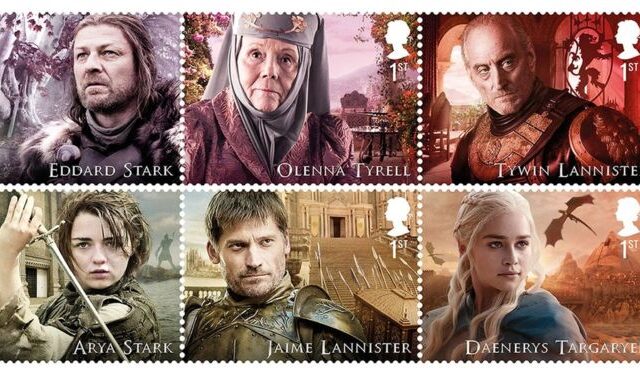 Game Of Thrones: Οι ήρωες της σειράς έγιναν γραμματόσημα στη Βρετανία