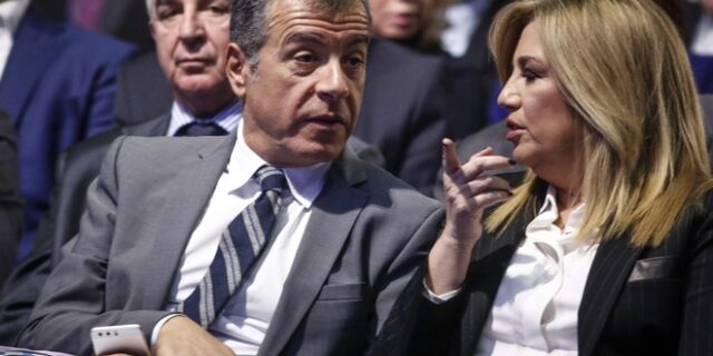 Συναντήθηκαν και τα ξαναβρήκαν Γεννηματά- Θεοδωράκης