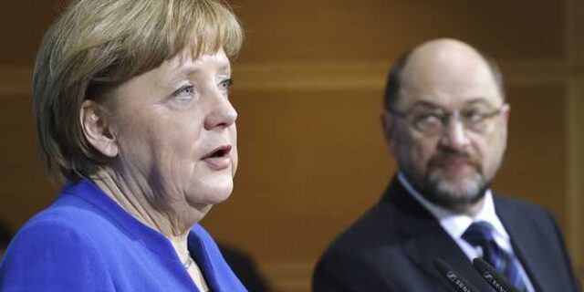 Επαναδιαπραγμάτευση θέλει ο Σουλτς, nein λέει η Μέρκελ