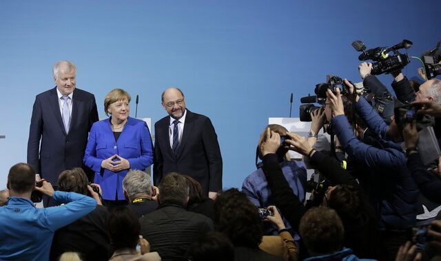 Αρχίζουν την Παρασκευή οι διαπραγματεύσεις για τον σχηματισμό ‘μεγάλου’ συνασπισμού στη Γερμανία