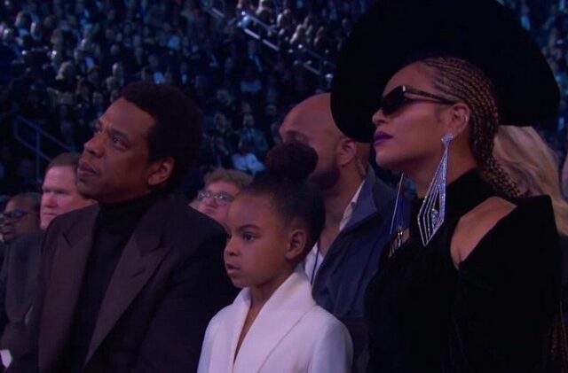 Grammys: Η 6χρονη κόρη της Beyonce και του Jay Z έδειξε ποιος είναι το αφεντικό στο σπίτι