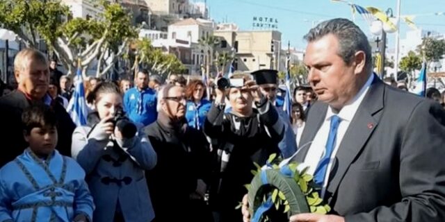 Καμμένος: Δεν θα χάσουμε ούτε χιλιοστό της εθνικής μας κυριαρχίας