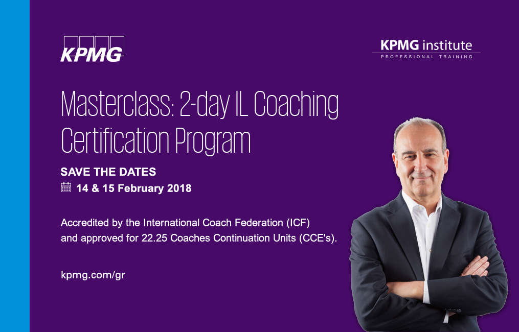 Ο coach του Steve Jobs, John Mattone, για πρώτη φορά στην Ελλάδα,στο διήμερο training της KPMG