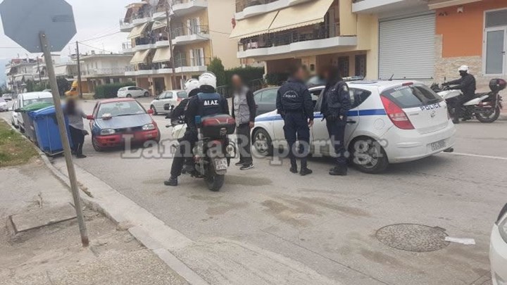 Άγριο ξύλο στο κέντρο της Λαμίας για τα μάτια μιας γυναίκας