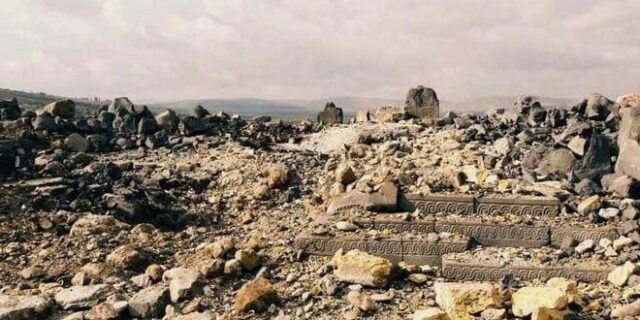 Οι Τούρκοι βομβάρδισαν αρχαίο ναό στην Αφρίν