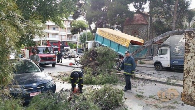 Θυελλώδεις άνεμοι στη Θεσσαλονίκη: Έπεσαν δέντρα – Προβλήματα σε μετακινήσεις, ηλεκτροδότηση