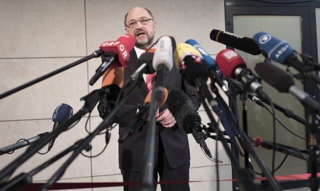 Γερμανία: Ο Σουλτς επιβεβαίωσε ότι αναλαμβάνει το υπουργείο Εξωτερικών