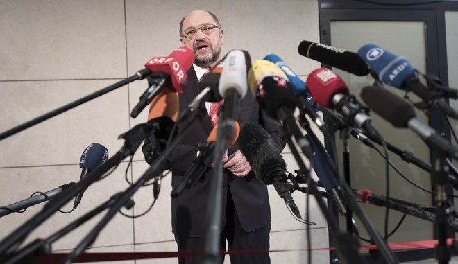 Γερμανία: Ο Σουλτς επιβεβαίωσε ότι αναλαμβάνει το υπουργείο Εξωτερικών