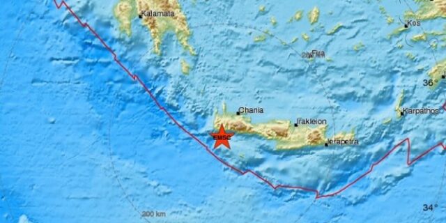 Σεισμός 4 Ρίχτερ στην Κρήτη