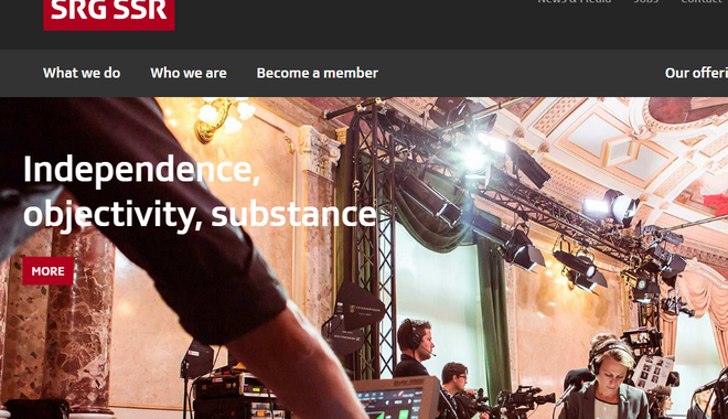 Στο πλευρό της δημόσιας τηλεόρασης οι Ελβετοί