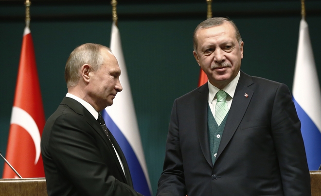 Επικοινωνία Πούτιν – Ερντογάν για τις εξελίξεις σε ανατολική Γούτα και Αφρίν