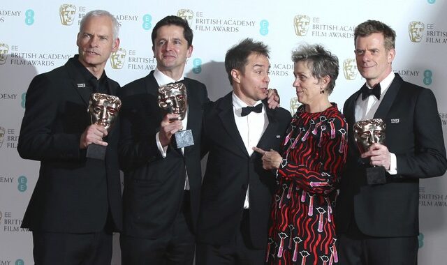 Αυτοί είναι οι νικητές των BAFTA 2018: Στα φαβορί τα βραβεία