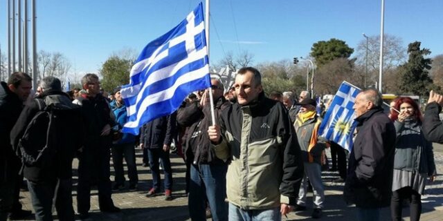 Θεσσαλονίκη: Διαμαρτυρία κατά των δηλώσεων Μπουτάρη