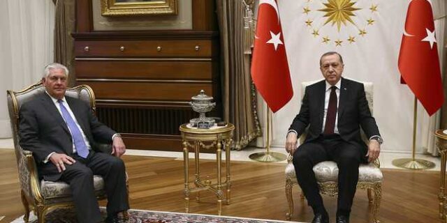 Τα ‘έψαλλε’ στον Τίλερσον ο Ερντογάν για τους Κούρδους