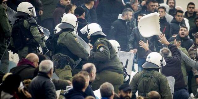 Ξύλο, χημικά και τραυματισμός στο Εθνικός – Προοδευτική