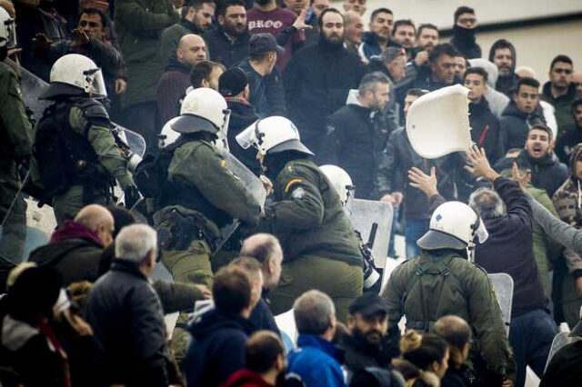 Ξύλο, χημικά και τραυματισμός στο Εθνικός – Προοδευτική