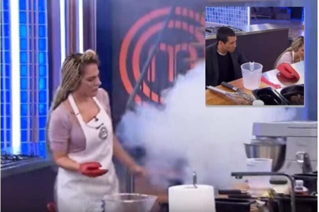 Master Chef: Ο Κοντιζάς σε ρόλο ‘πυροσβέστη’ στην καταρρέουσα συνταγή της Ηλέκτρας