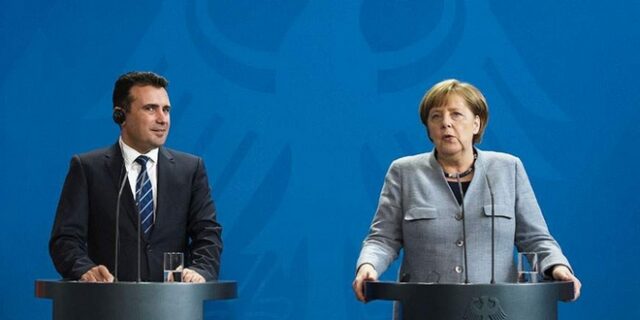 Μέρκελ σε Ζάεφ: Ελλάδα και ‘Μακεδονία’ ποτέ δεν βρέθηκαν τόσο κοντά σε λύση