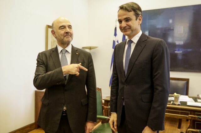 Μητσοτάκης σε Μοσκοβισι: Η κοινωνία ασφυκτιά από τους φόρους, ενώ ο ΣΥΡΙΖΑ διορίζει