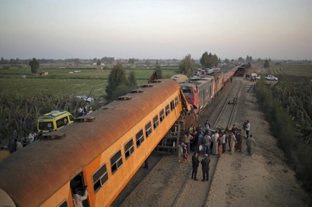 Αίγυπτος: Επτά νεκροί ο επίσημος απολογισμός από τη σύγκρουση τρένων