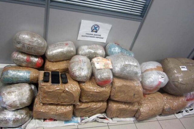Σύλληψη 41χρονου με 66 κιλά κάνναβη στην Ελασσόνα