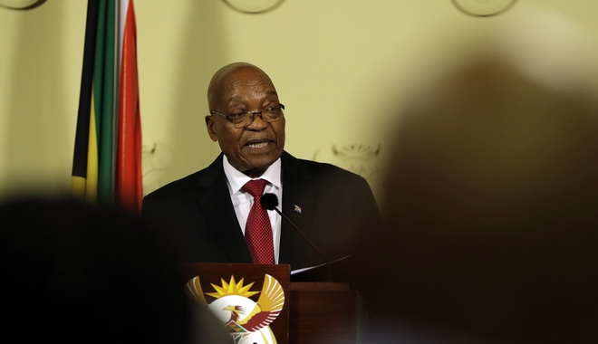 Νότια Αφρική: Παραιτήθηκε ο πρόεδρος Τζέικομπ Ζούμα