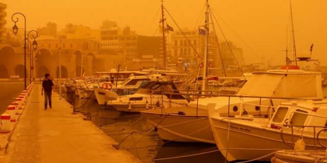 Έρχονται βροχές – επιμένει η σκόνη από την Αφρική