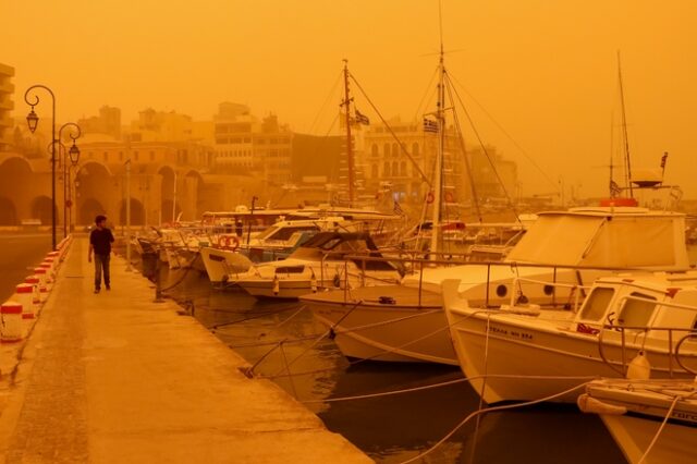 Έρχονται βροχές – επιμένει η σκόνη από την Αφρική