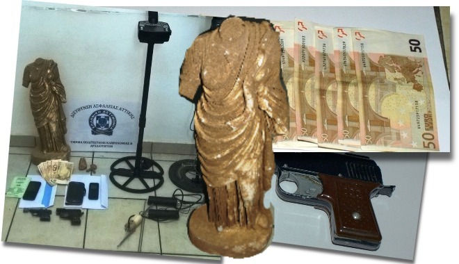 Αρχαιοκάπηλοι ήθελαν να πουλήσουν για μισό εκατ. ευρώ το άγαλμα της θεάς Υγείας