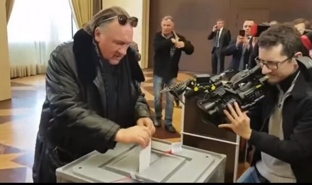 “Δαγκωτό” στον Πούτιν από το Ζεράρ Ντεπαρντιέ – Ψήφισε για πρώτη φορά ως Ρώσος πολίτης