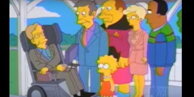 Βίντεο: Όταν ο Στίβεν Χόκινγκ έκανε ‘γκεστ’ στους Simpsons, το Big Bang Theory και το Star Trek