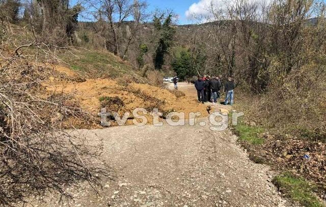 Αποκλείστηκαν χωριά από κατολισθήσεις στη δυτική Φθιώτιδα