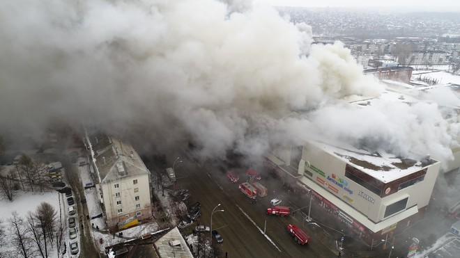 Τραγωδία στη Ρωσία: Στους 37 οι νεκροί  από την πυρκαγιά στο εμπορικό κέντρο
