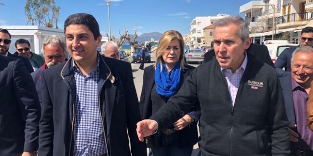 Ο Αυγενάκης στη Λακωνία μαζί με το Δαβάκη